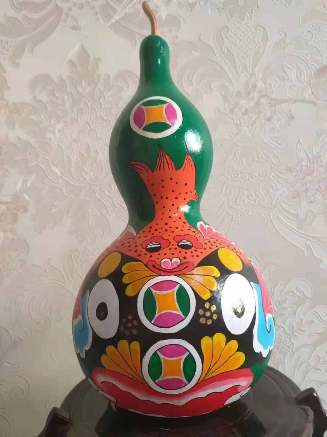 【小角楼杯非遗项目大赛作品展示】葫芦画 面具