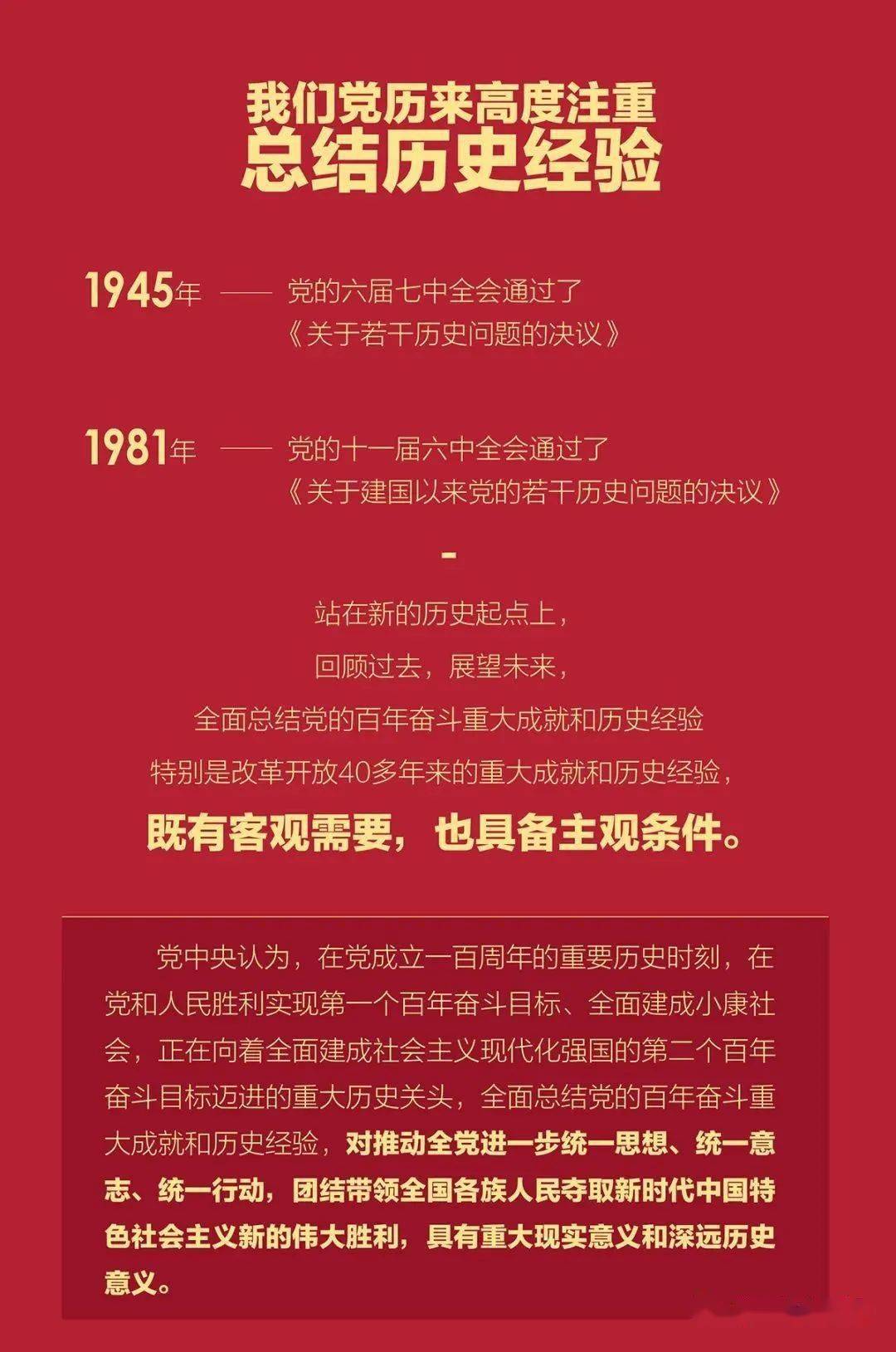 【一图读懂】十九届六中全会《决议》是如何起草的