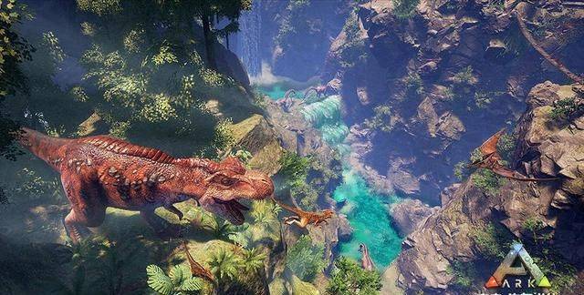 方舟攻击力排行_耐玩沙盒手游排行,《方舟:生存进化》手游新地牢的伤齿龙很危险