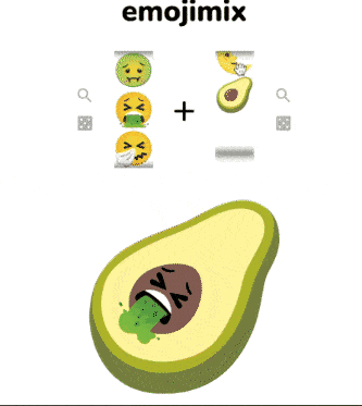 单发emoji表情太落伍，现在得合起来才够味了