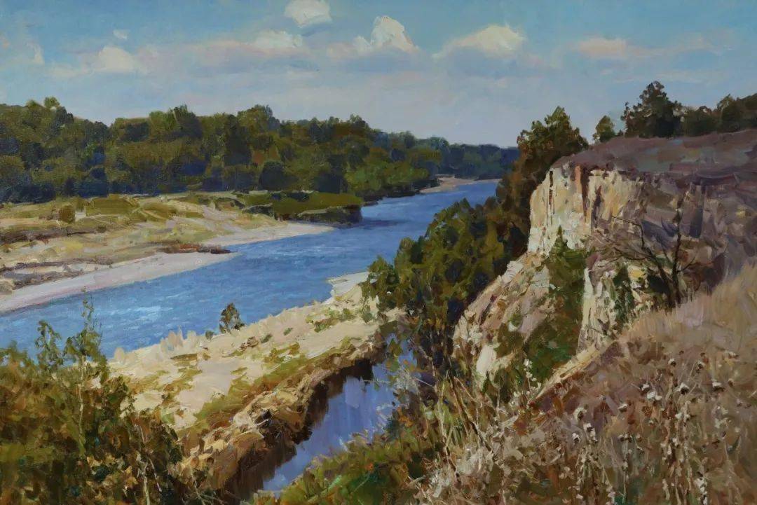 俄罗斯风景之美亚历山大巴比奇风景油画作品欣赏