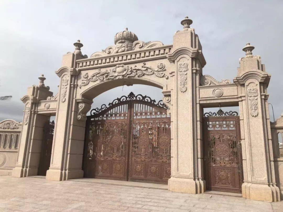 别墅壕不壕,看大门就知道了,福建"特色" 惊呆外地人!_石材_福州_建材