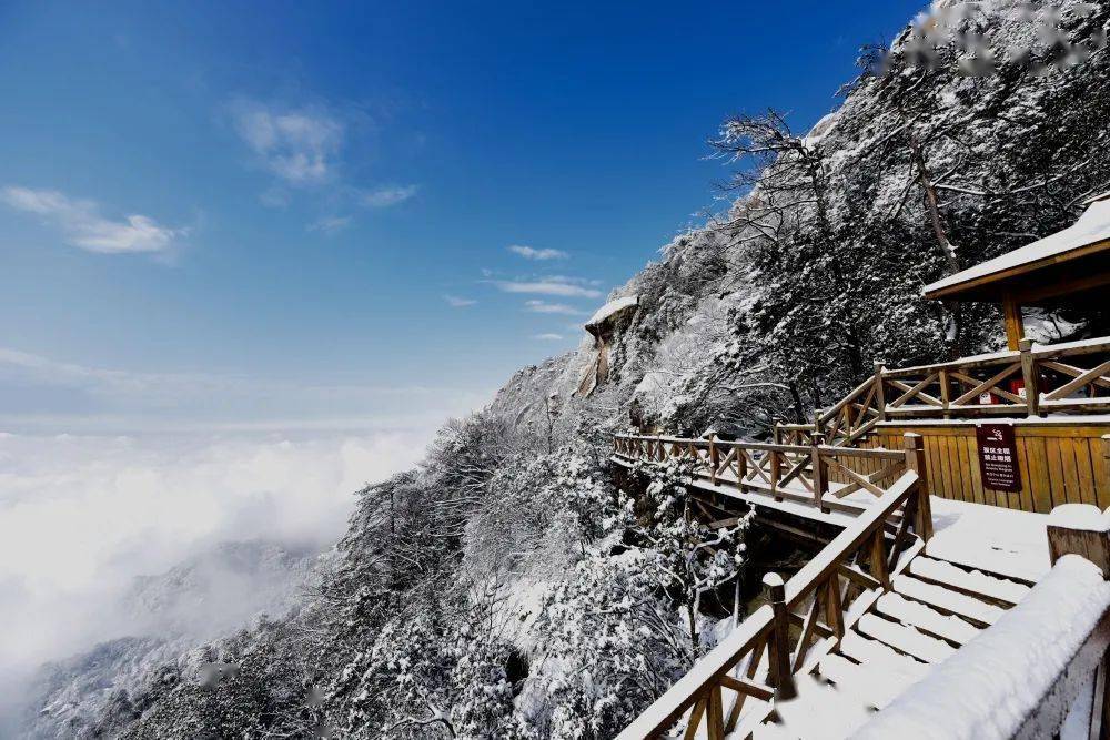 在下雪的冬天来灵山,你就会知道原来南方也有醉人的雪,她从容散淡