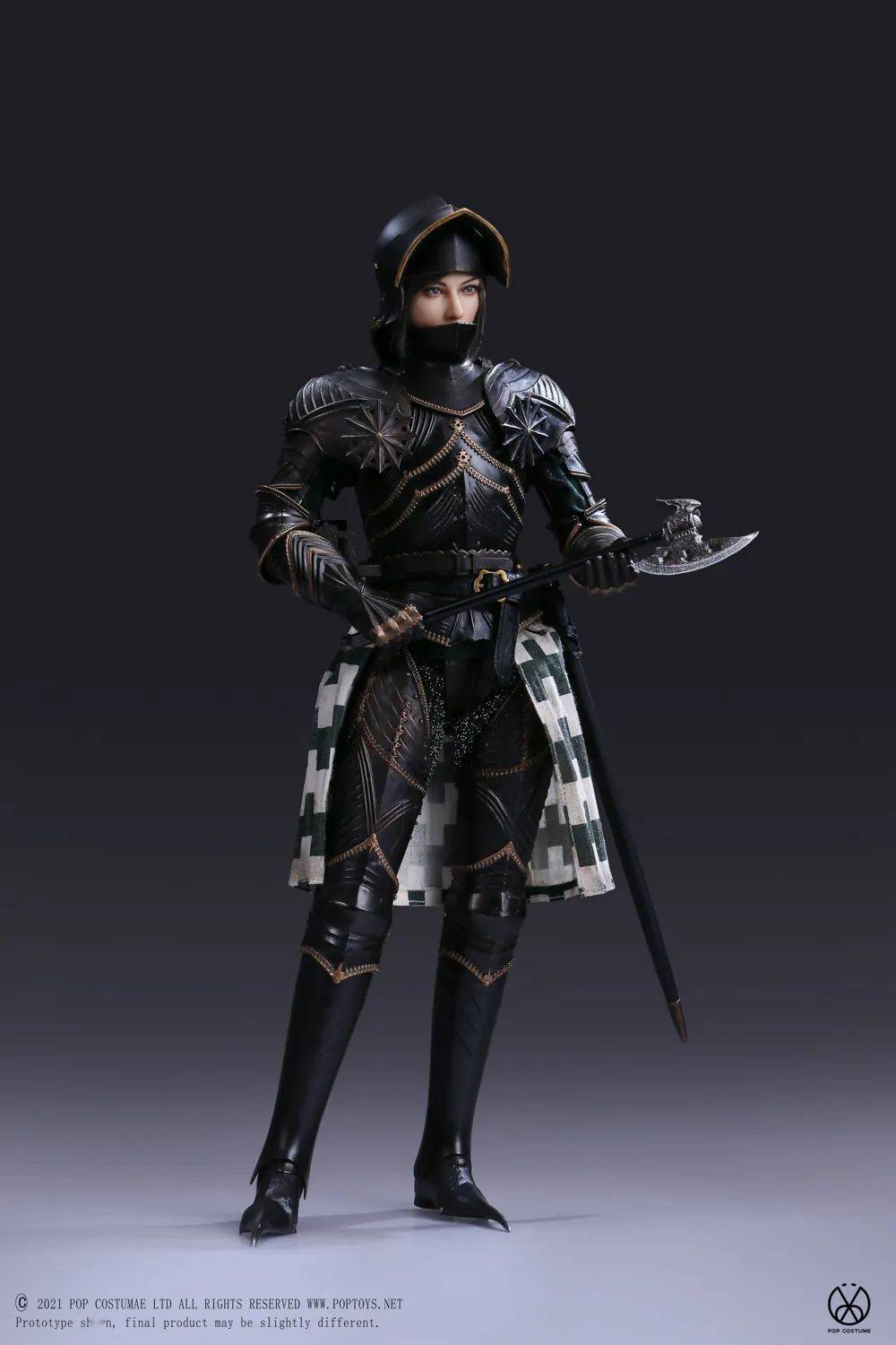 poptoys哥特骑士配上战马真是带劲