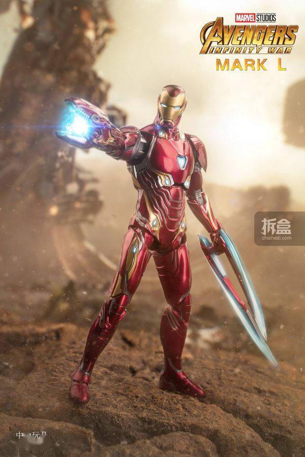 中动玩具191250豪华版钢铁侠mk50可动人偶机甲