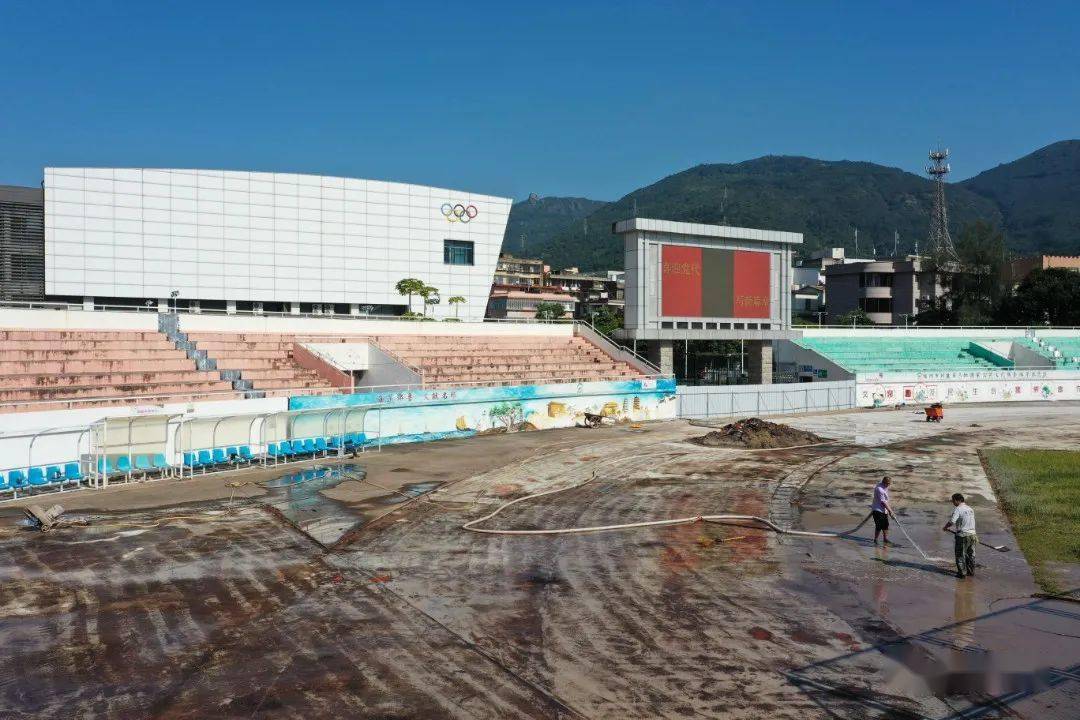 长乐南山体育中心田径场改造计划下月底完工!