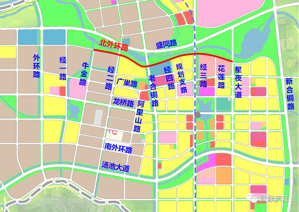 庐江县文昌路规划图图片