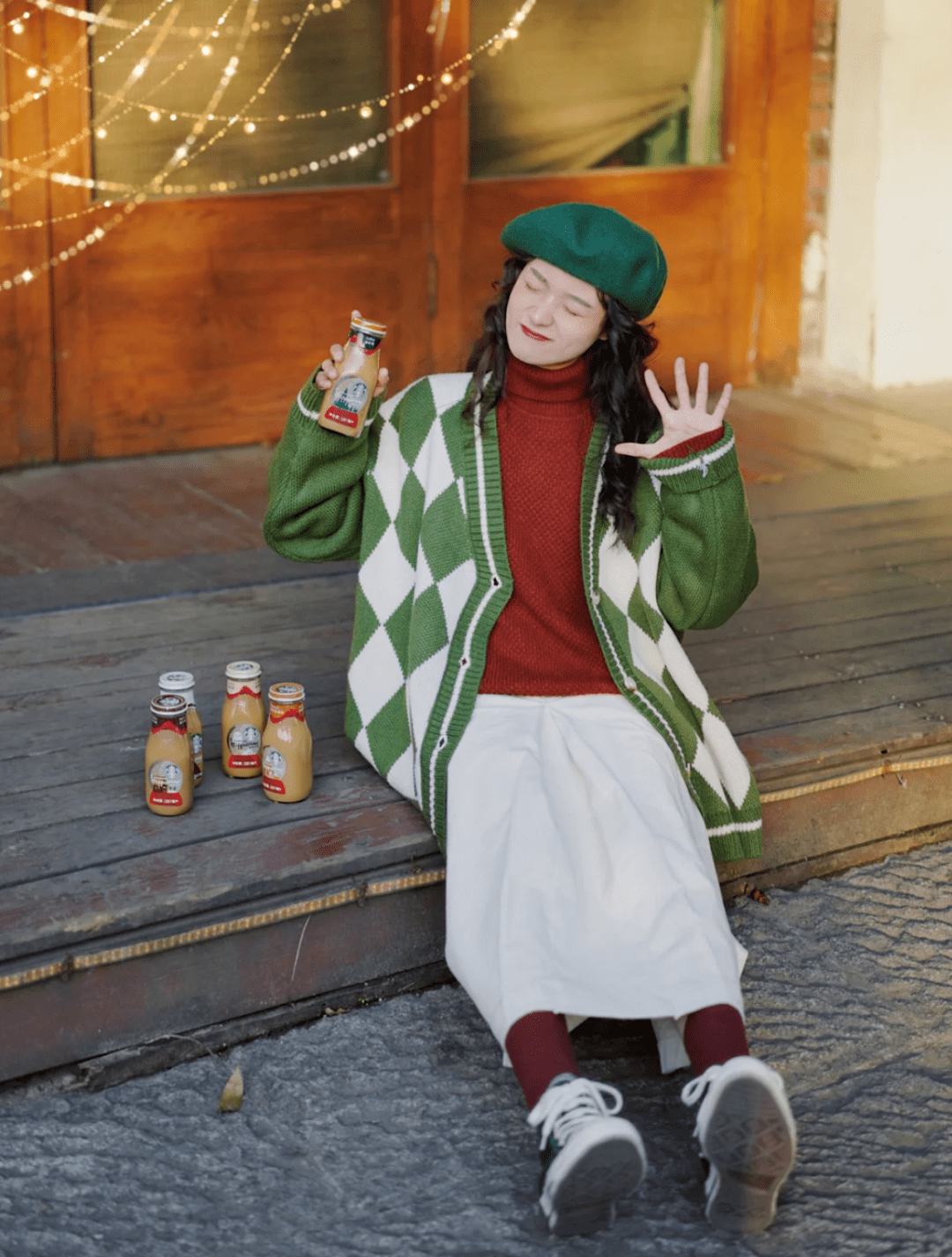 氛围 冬天第1套look,跪求你这样穿,好看又高级!!