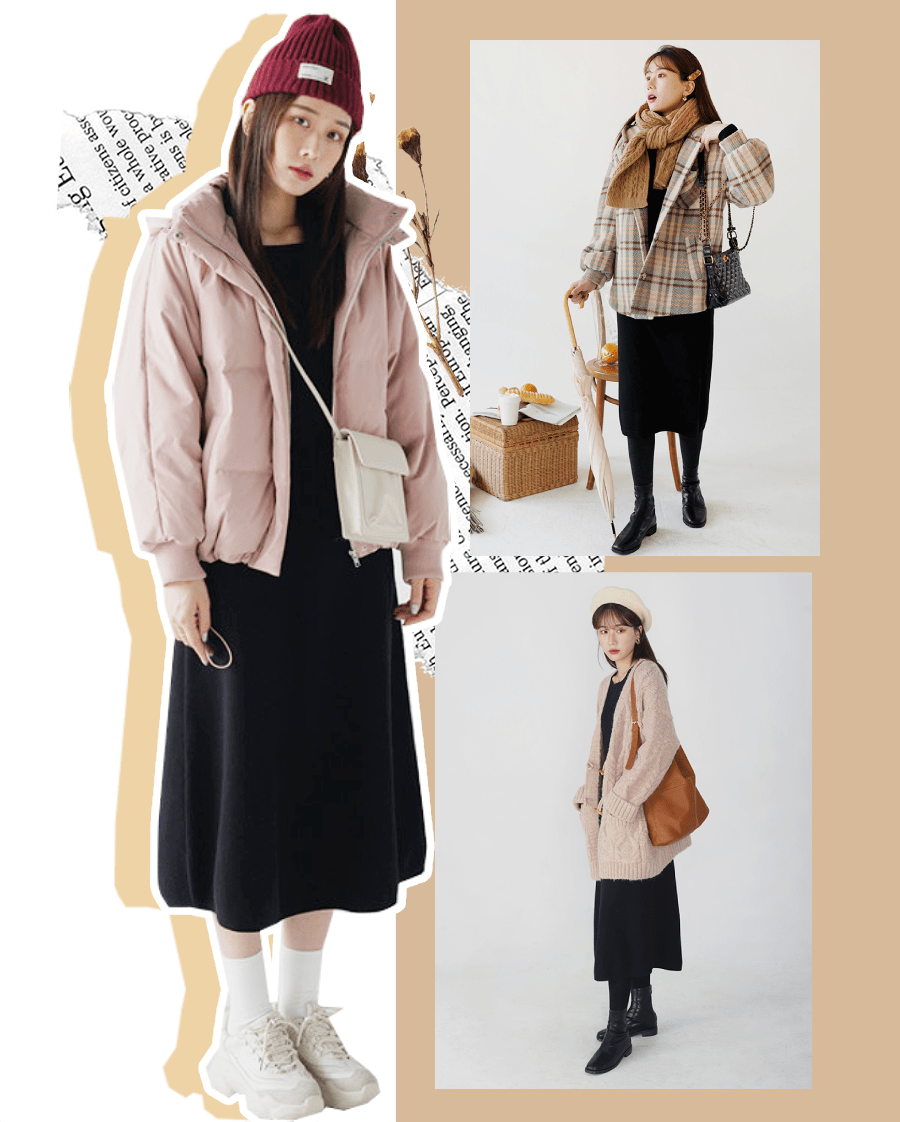 氛围 冬天第1套look，跪求你这样穿，好看又高级！！