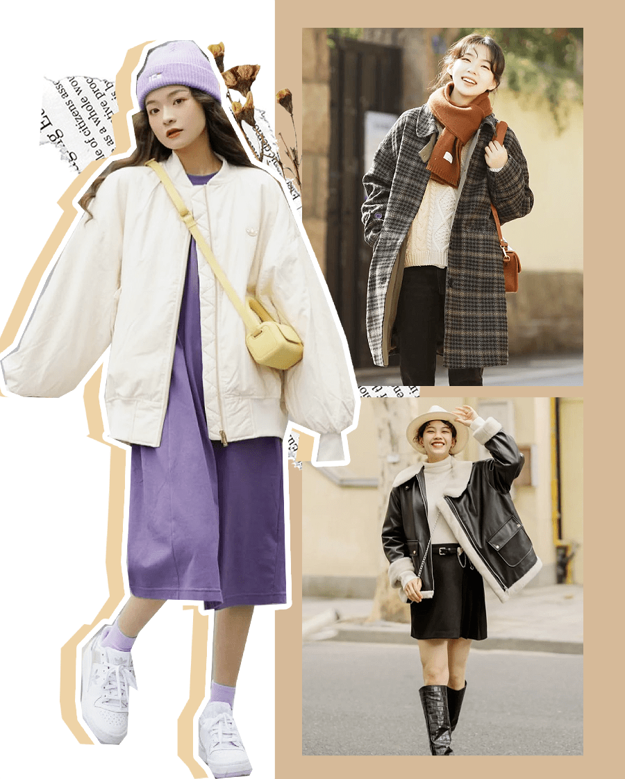 氛围 冬天第1套look,跪求你这样穿,好看又高级!!