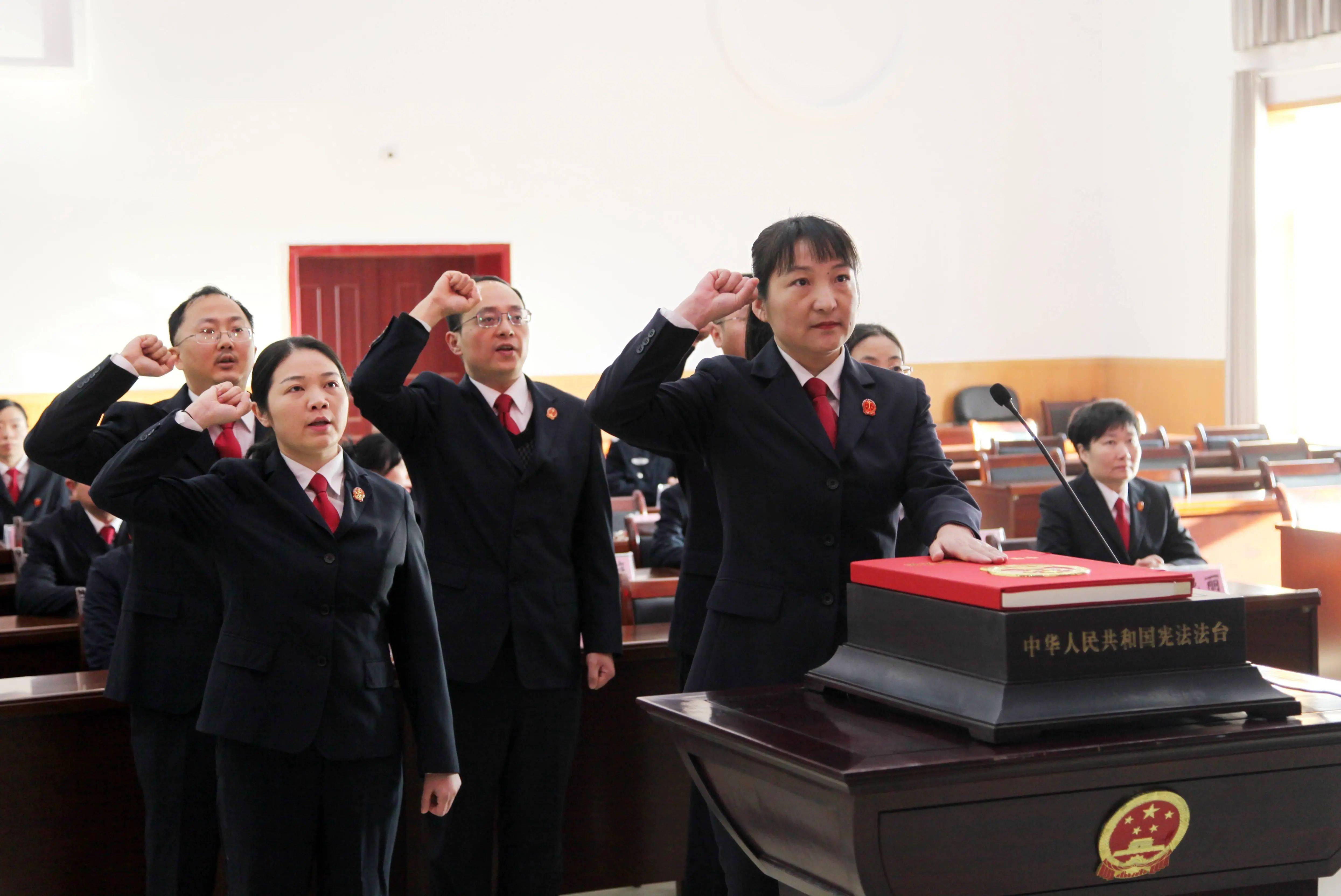 铭记宪法誓言,不负使命重托——随州中院举行宪法宣誓仪式