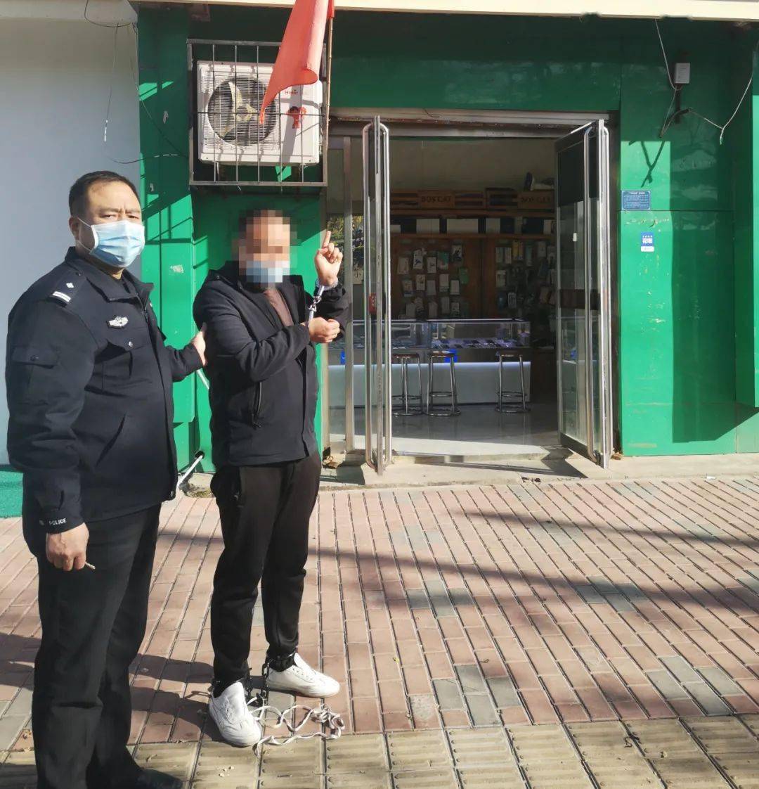 沙河刑事拘留一名盗窃嫌疑人