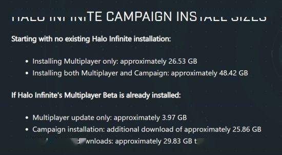 官方|《光环无限》战役明日解禁！没有预载、约25.86GB