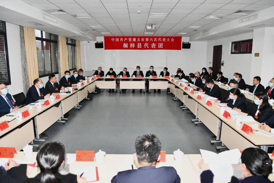 【遵义市第六次党代会】黄伟到桐梓县代表团参加讨论