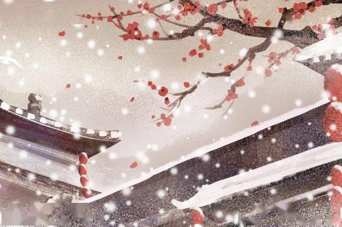 高卷帘栊看佳瑞,皓色远迷庭砌.画堂晨起,来报雪花坠.