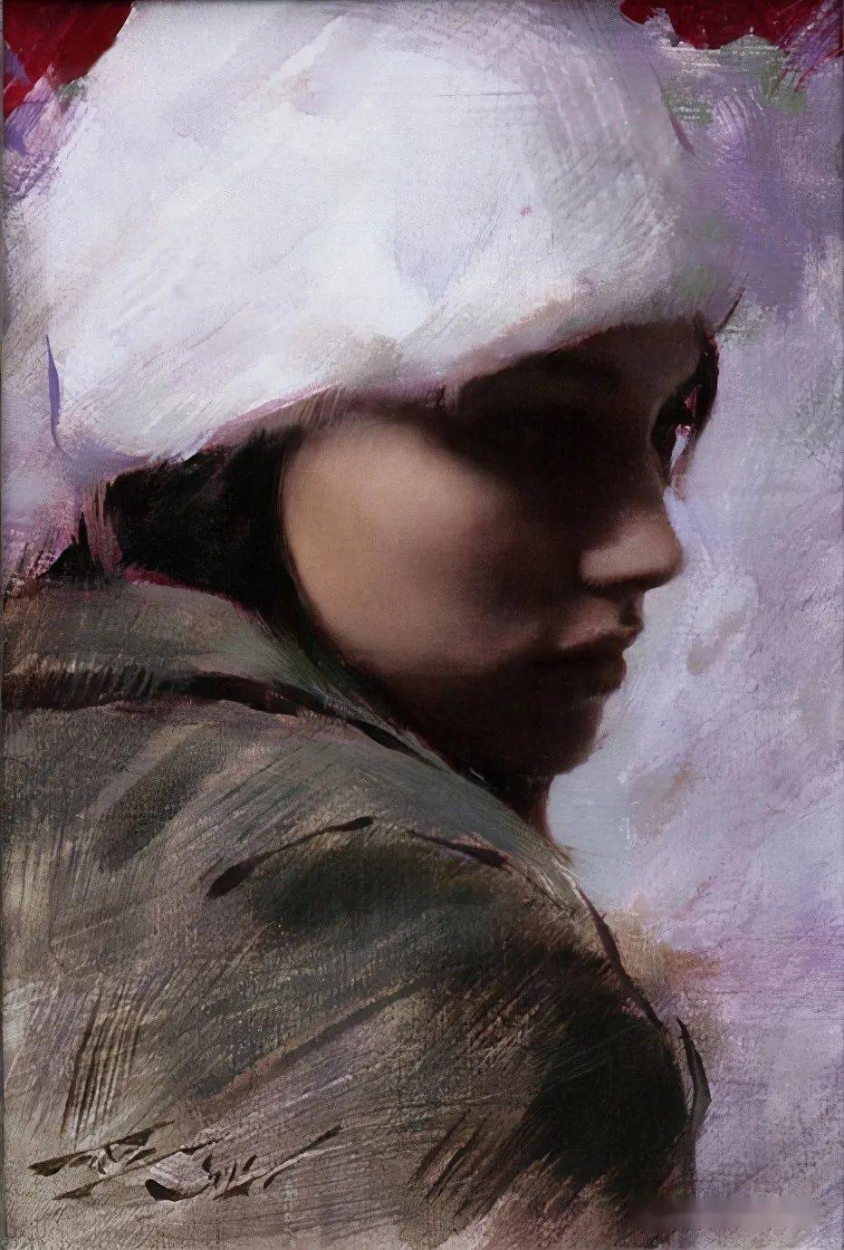 美国画家casey baugh_考特山_乔治亚州_美女