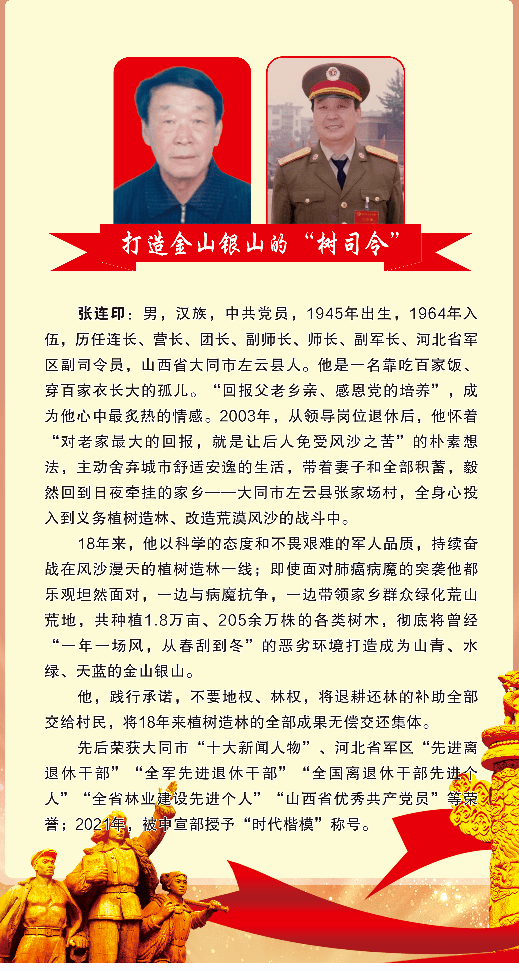 2021年山西最美退役军人—张连印_权益_政治_故事