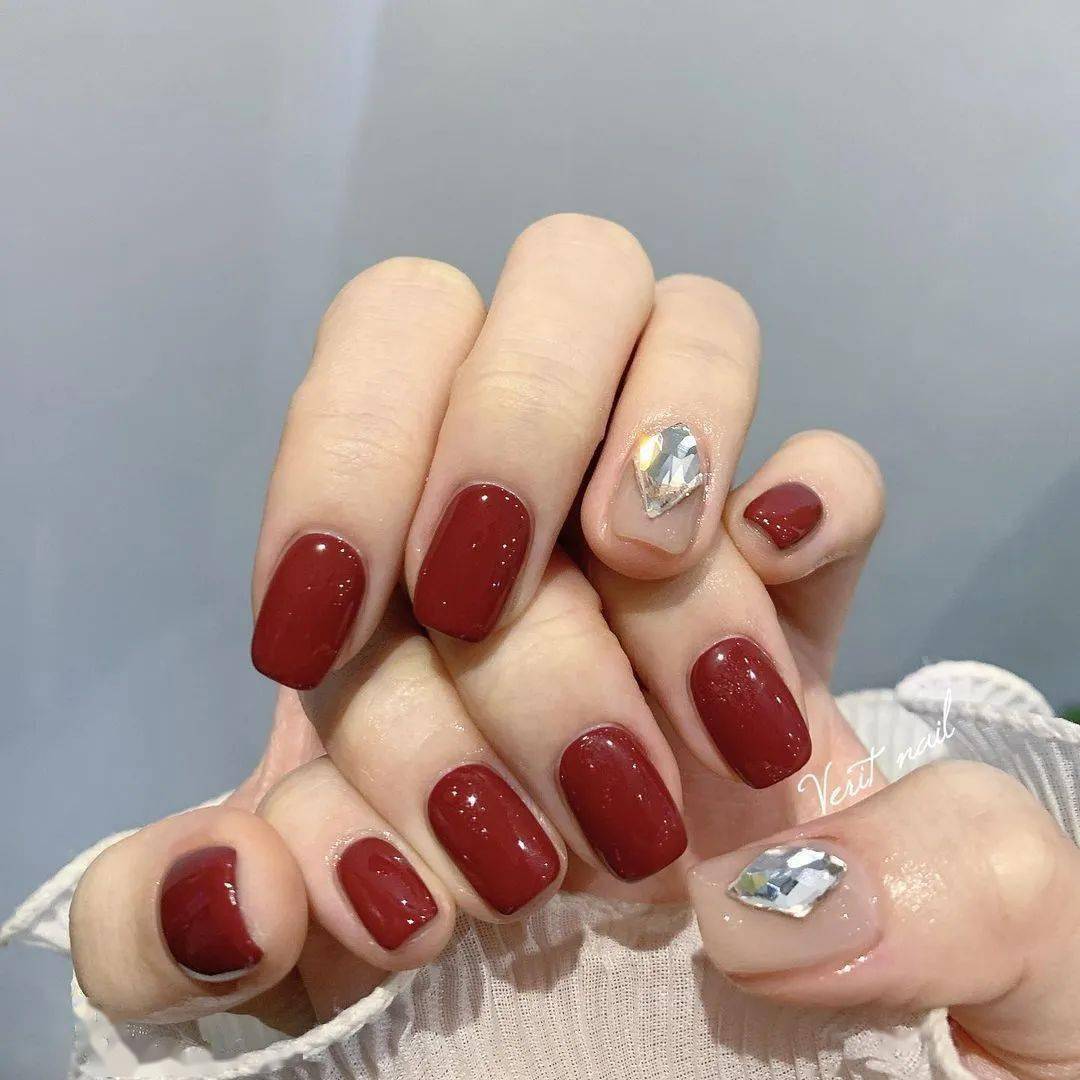 速看网红美甲店的爆款红色系美甲合集