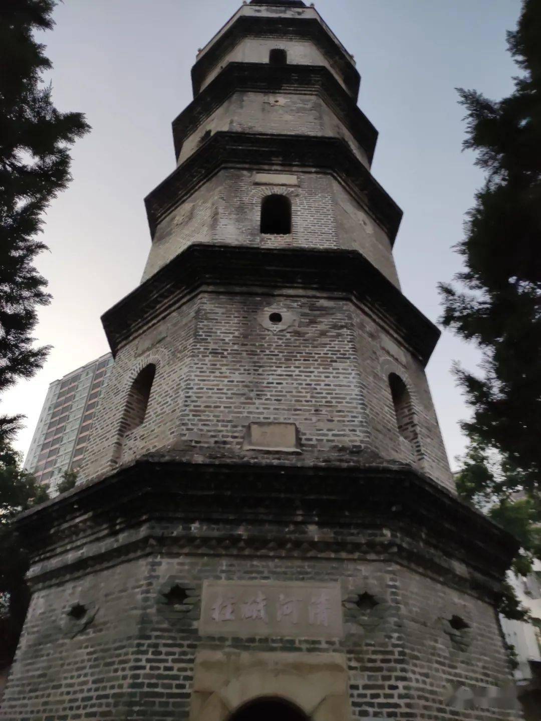 河婆宝塔——宝塔上杂草被清除_揭西_留言_乡镇