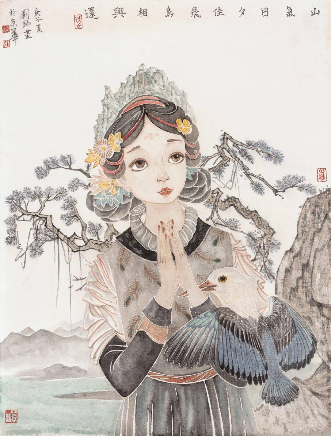 中央美院硕士·才女画家作品