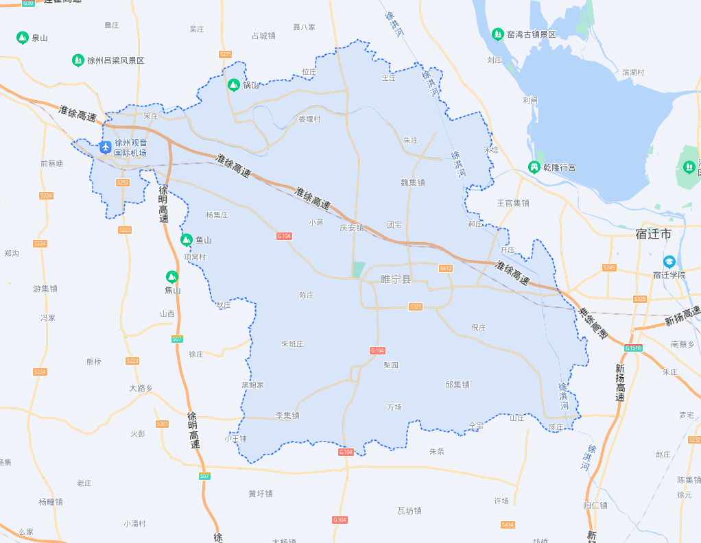 睢宁县各镇地图图片