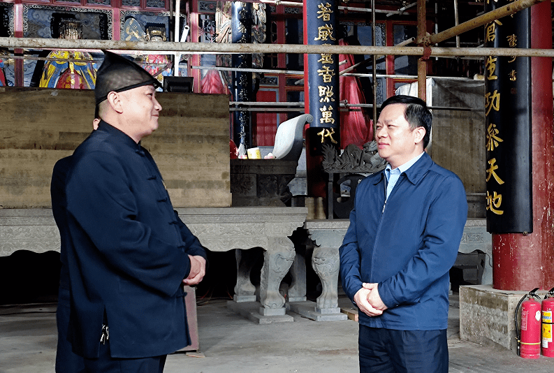 省民族宗教领导莅临我县开展工作调研_兰明尚_文化_钟乃安