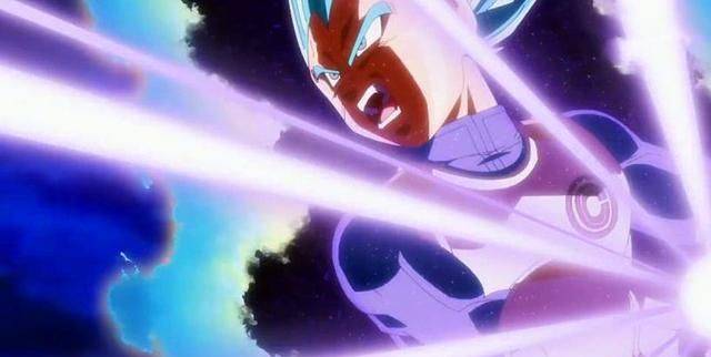 超龙珠英雄35集:玫红悟空对战银发悟空,地球被毁,沙鲁意外登场_贝吉塔