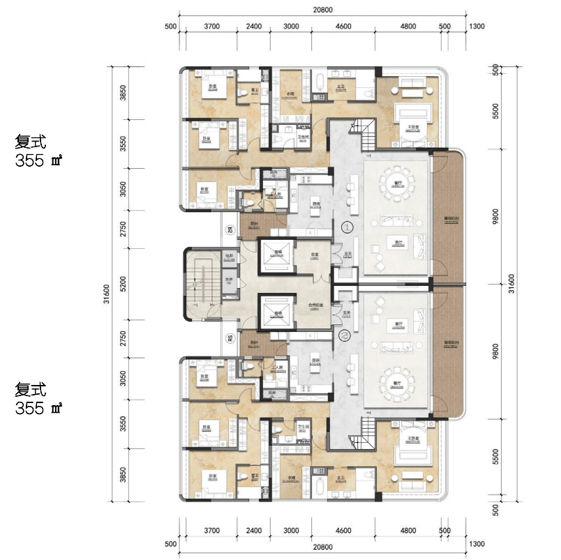 元旦开板房!侨鑫汇景台要来了!_户型_项目_建面