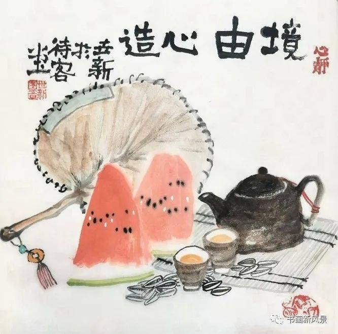 这组水墨小品让你心生欢喜