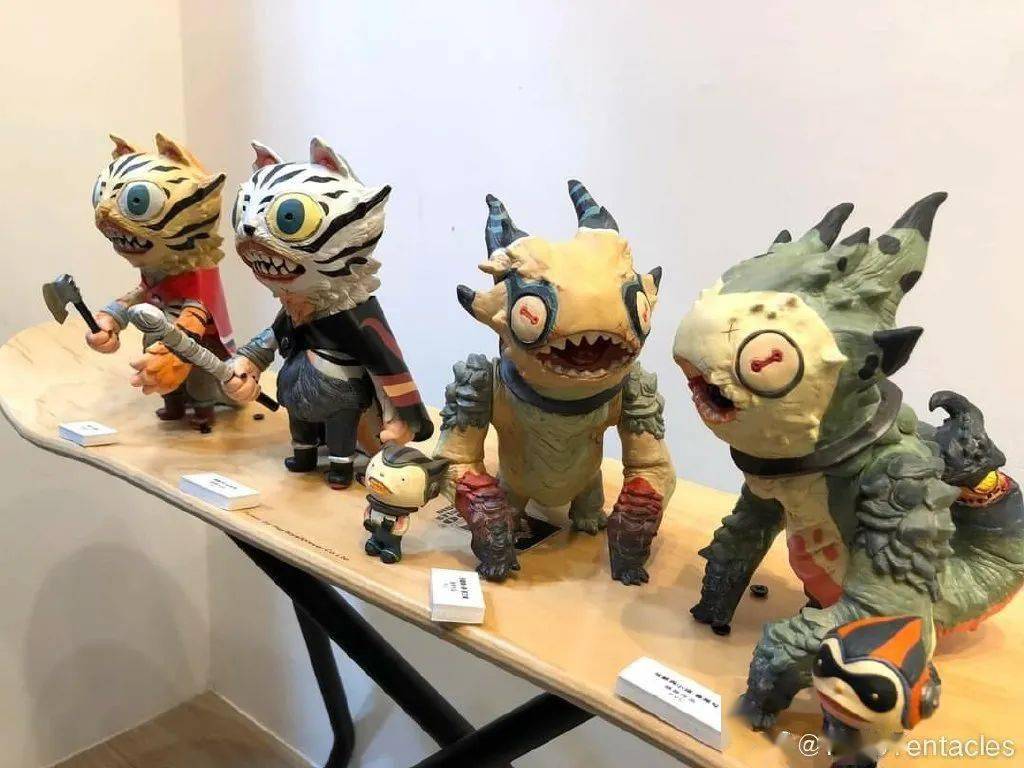 个展|MOOONSTERS – 1000Tentacles 台北个展 2021，天马行空的怪兽世界！