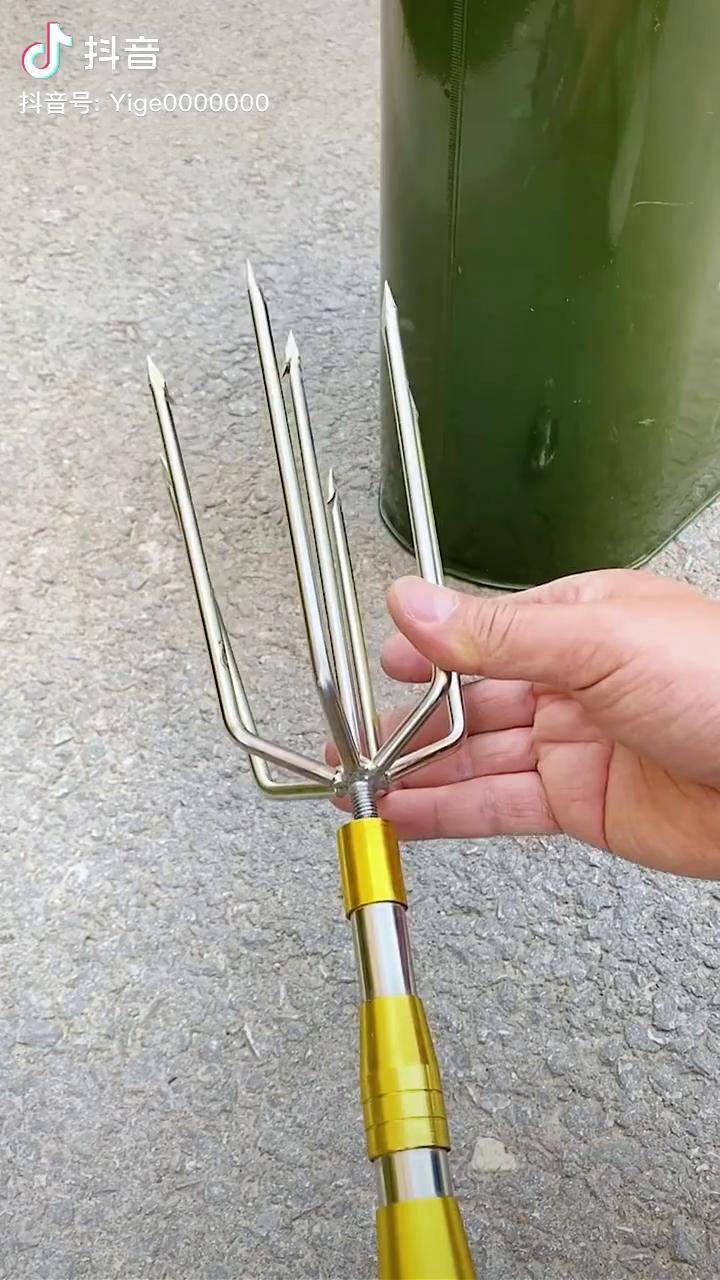 不锈钢伸缩鱼叉好物推荐户外钓鱼钓鱼