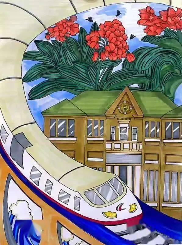的"探秘之旅——邀您走进长春地铁"之"我是小铁丝"儿童绘画大赛活动