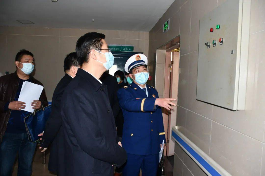 殷俊督查戴南人民医院安全隐患整改情况_疏散_人员_部分