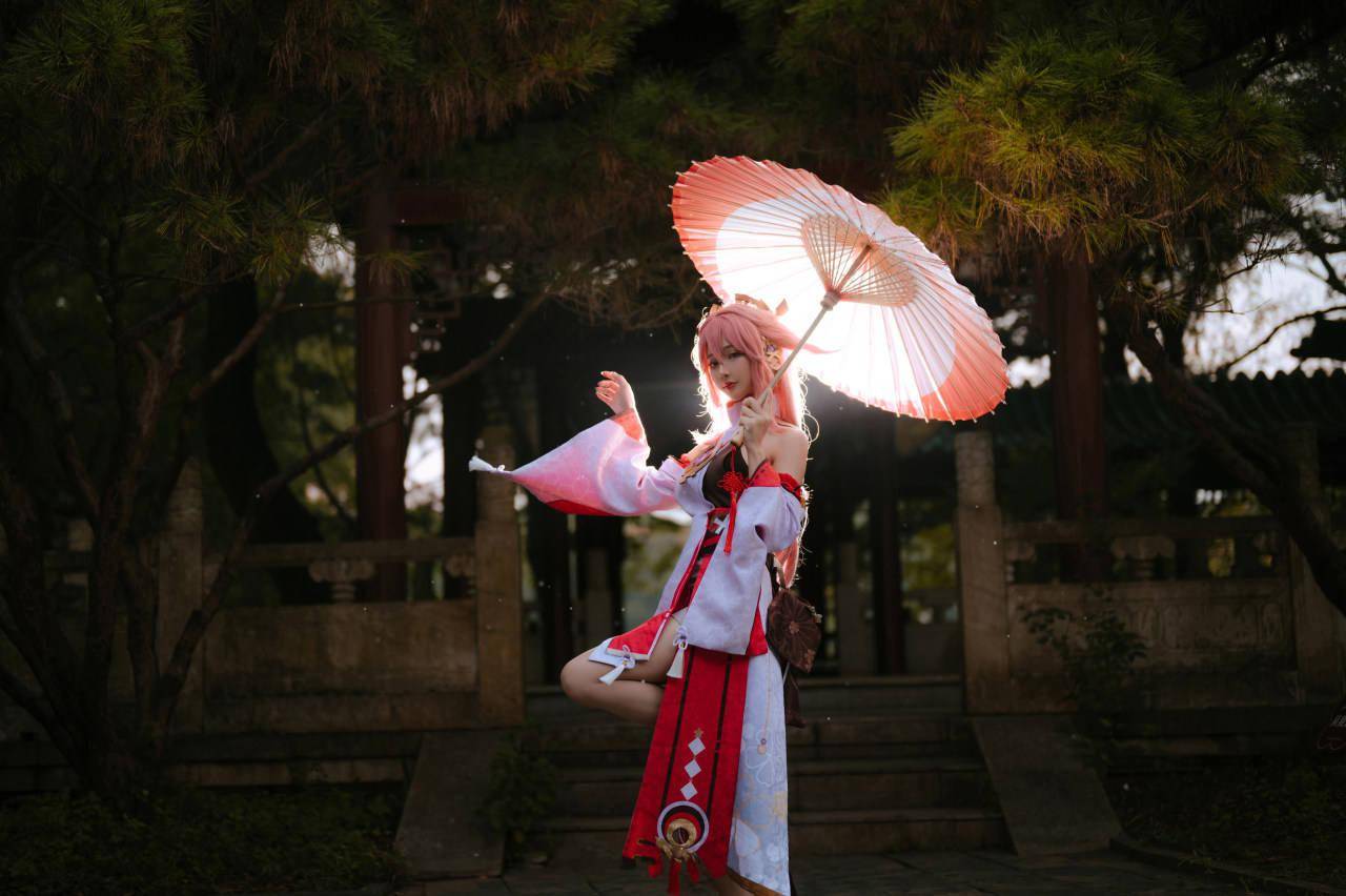 原神|《原神》八重神子cosplay