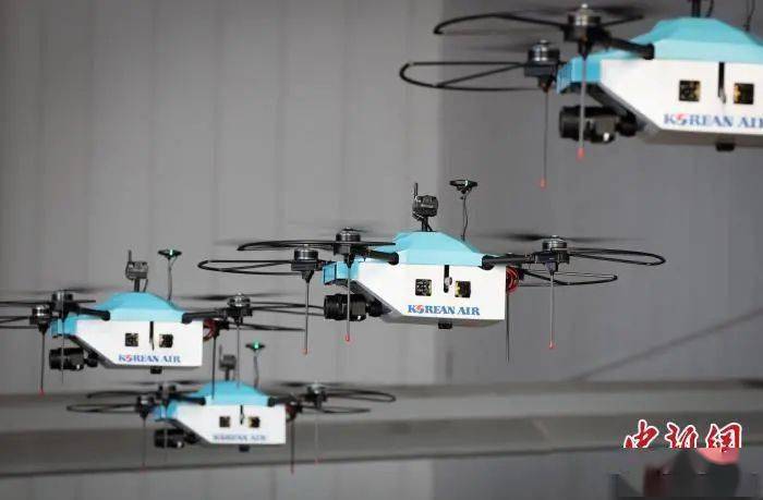 作业|省时60%！大韩航空发布“无人机集群飞机外观检查系统”