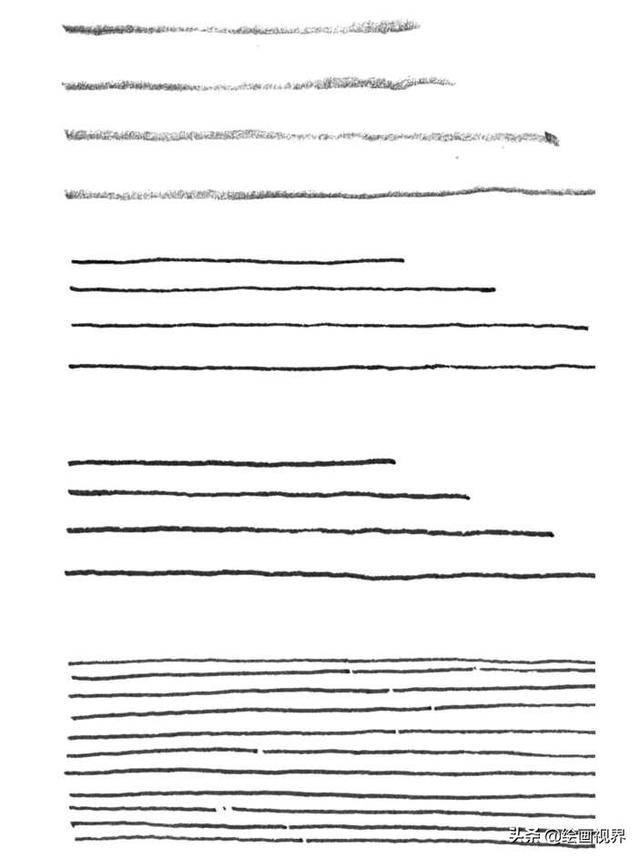 画画不会排线 基础线条排法教你 学会排线其实很简单 收藏学习 弧线 进行 直线