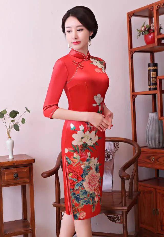 东方神韵,旗袍女子,太美了_中国_女人_芳华