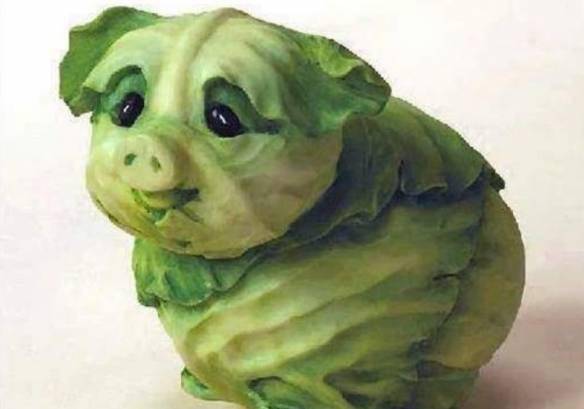 蔬菜跟水果拼凑蔬果动物大制作异常可爱毫无违和