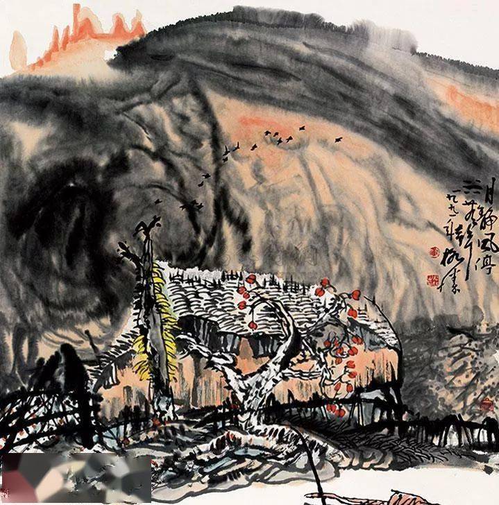 黄格胜国画名家山水画作品欣赏