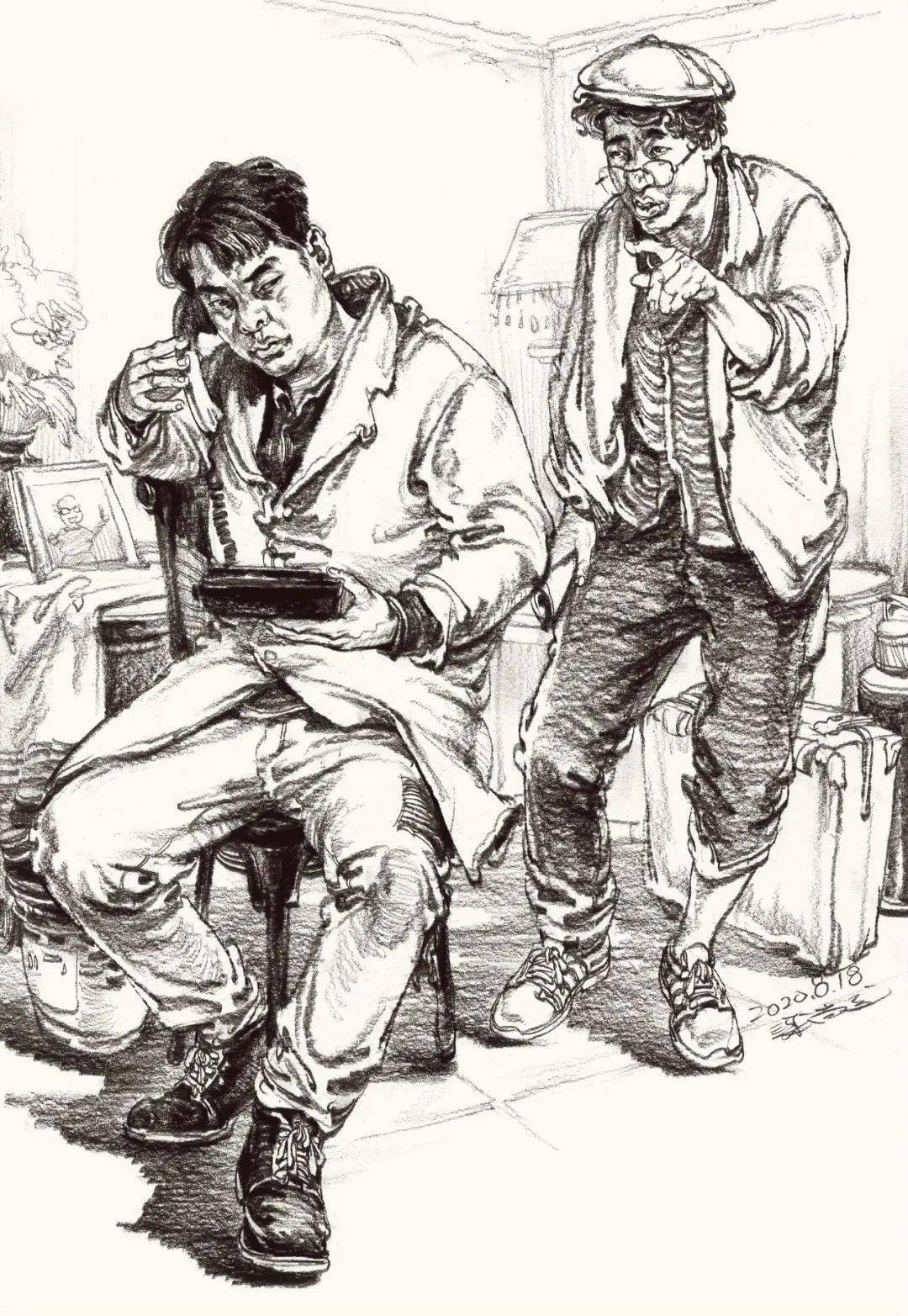 联考过后场景速写必须马上练起来丨美术宝超级名师梁尚发