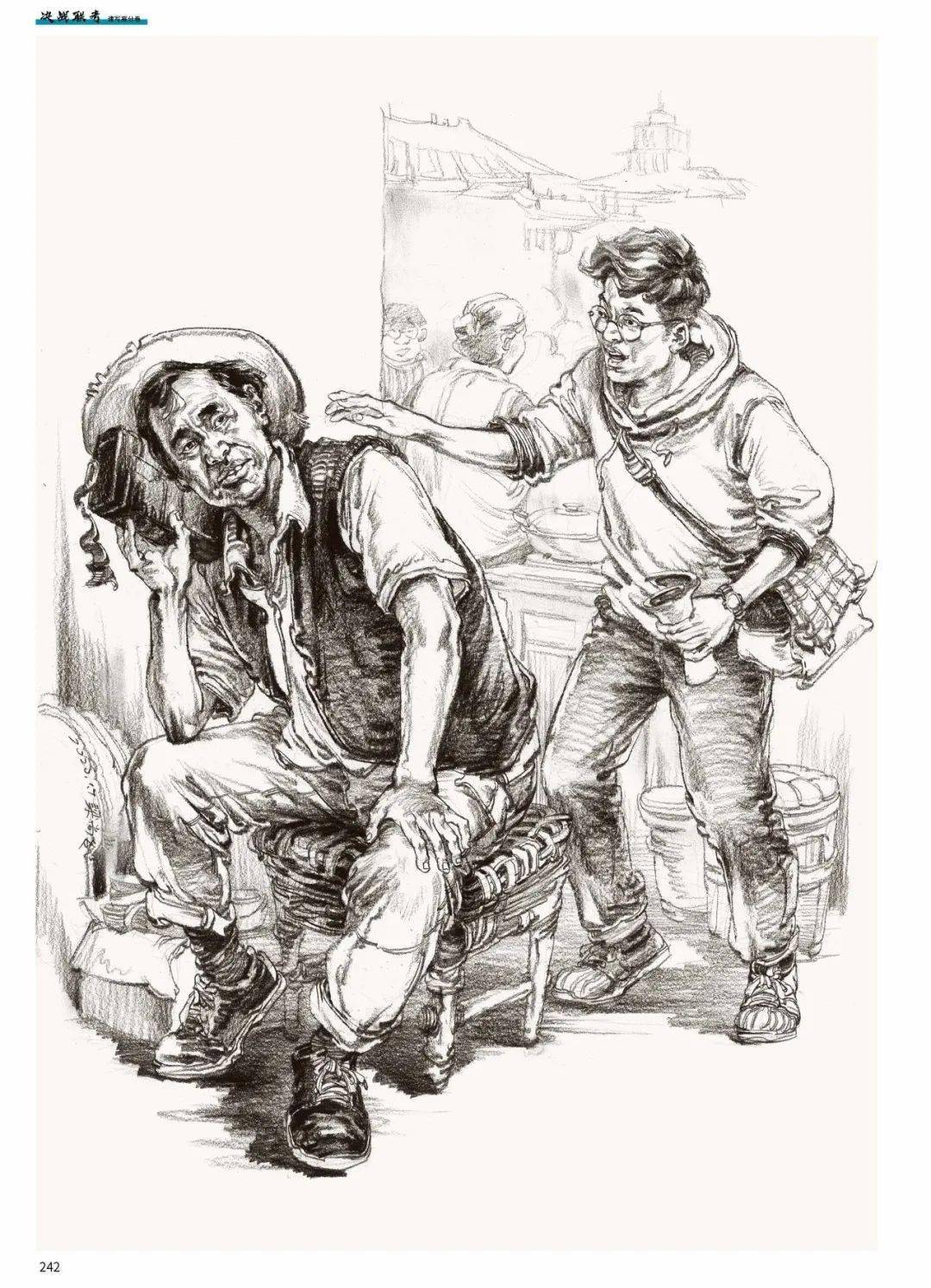 联考过后场景速写必须马上练起来丨美术宝超级名师梁尚发