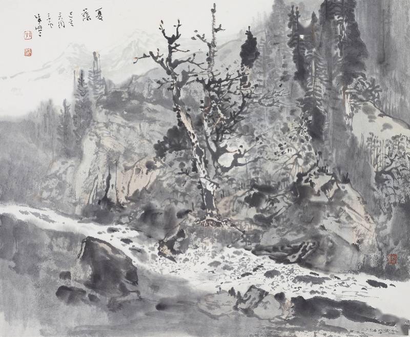 山水|70余件水墨作品呈现“李家山水”的传承与变革