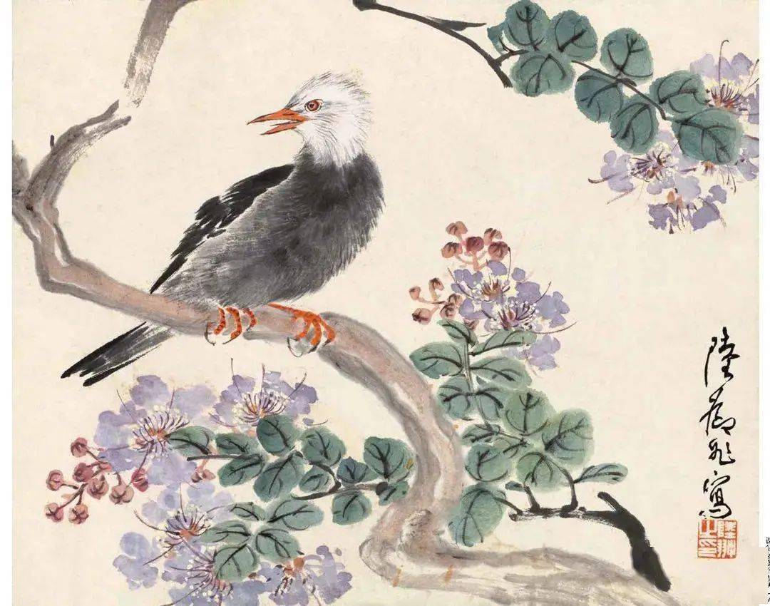 陸抑非 花鳥 陸抑非花鳥畫是生活的美積累_中國_陸翀_上海