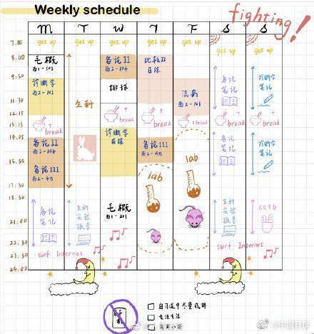 疫情|浙大学霸作息表太震撼了