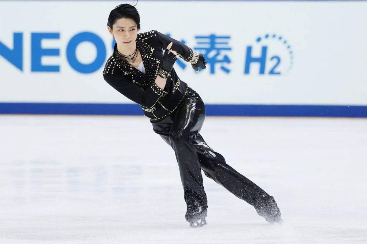 羽生結弦爭冬奧會門票首次成功挑戰4a一次單足落冰