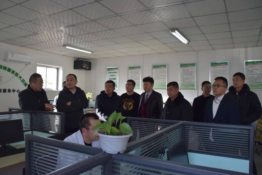 神木市人民政府副市长贺建生莅临神木市药材有限公司调研指导工作