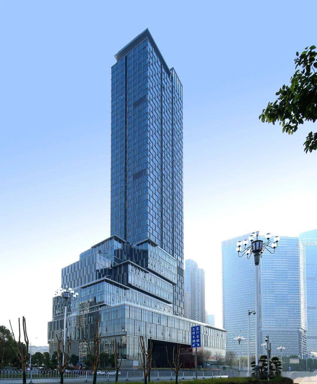 广田新筑湘江北去橘子洲头品鉴长沙平安财富中心