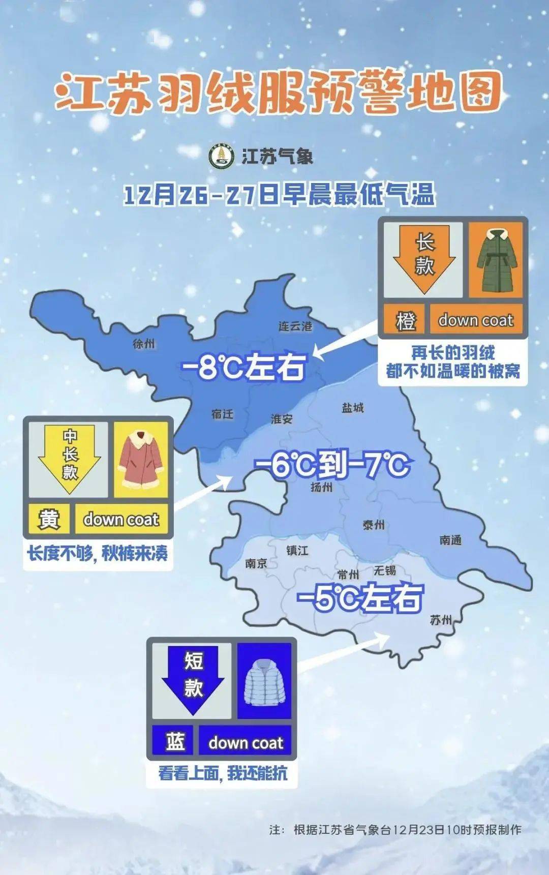 5～6級陣風7級江河湖面8級以上的偏北大風請注意防範2021年12月23日16