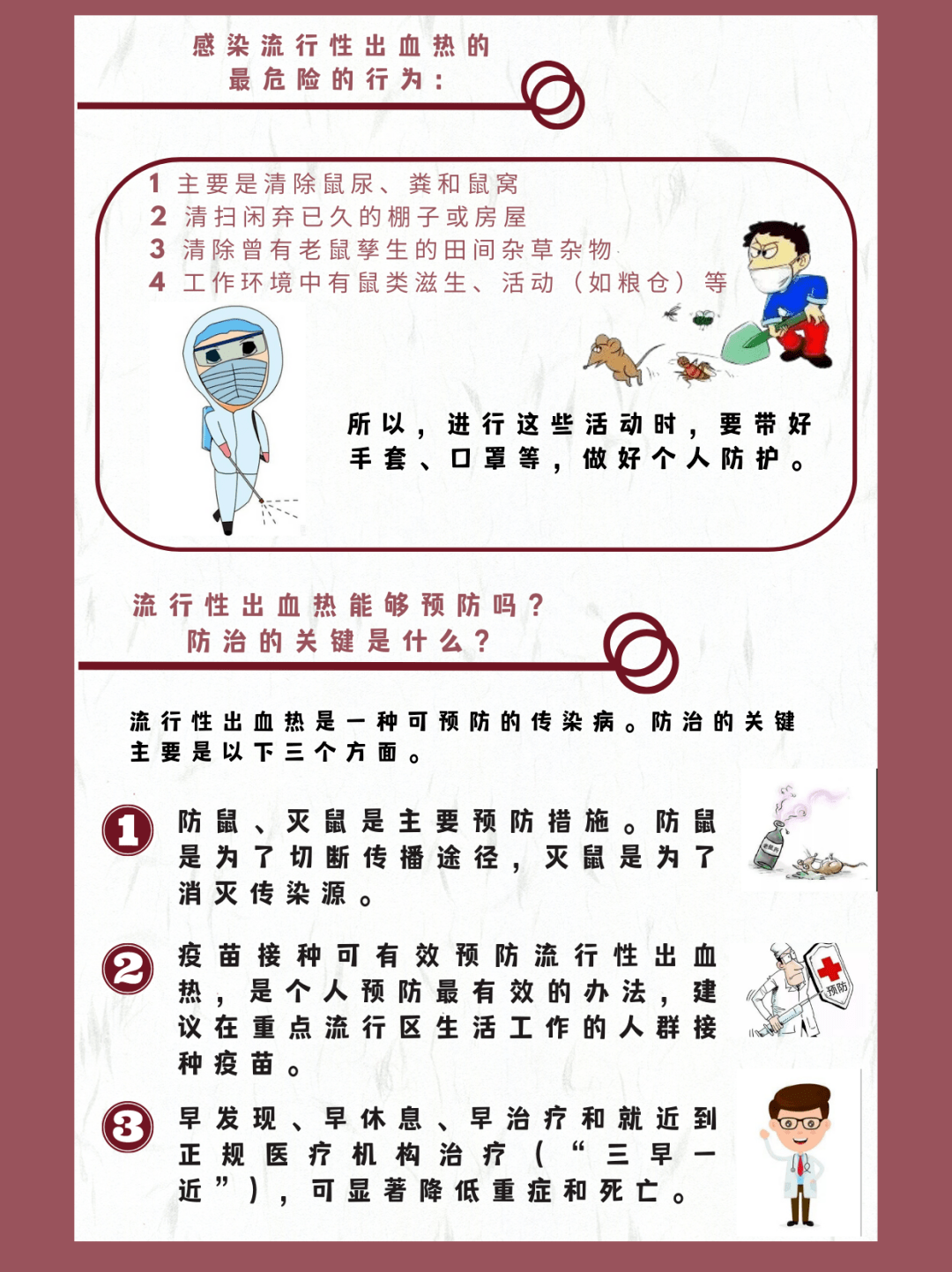 流行性出血热手抄报图片