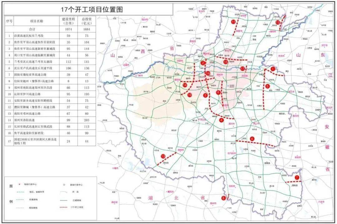 河南16条高速同时开建,涉周口3条!